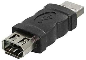 Suxdlan USB auf 6 Pin Firewire 1394 Adapter Stecker auf Buchse Konverter Stecker für Kamerahandy