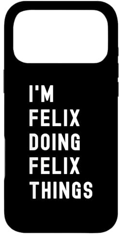 Hülle für iPhone 17 Pro Max Ich Bin Felix, der Felix-Dinge TUT
