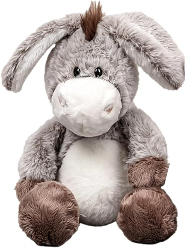 OhebEsx 32 cm Esel Kuscheltier, Weiches Plüschtier Für Erwachsene, Kuscheliges Stofftier Als Dekoration Und Begleiter