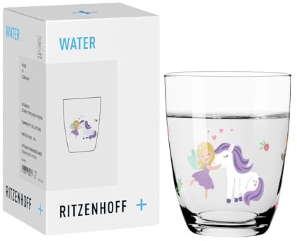 RITZENHOFF 8361013 Wasserglas 210 ml, Kids von Esther Sprenger-Pieper – farbenfrohes Kindermotiv voller Fantasie und Abenteuer – Made in Germany