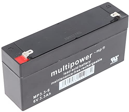 Multipower Bleiakku MP3,3-6 (6V / 3,3 Ah), wartungsfrei
