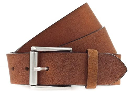 Vanzetti Classics 40mm Full Leather Belt W100 Cognac - kürzbar