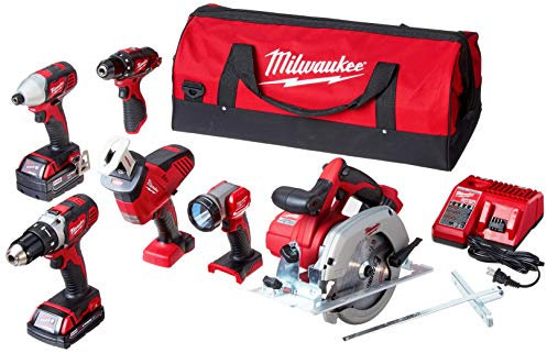 Milwaukee M18 18-Volt Lithium-Ion Cordless 5-Tool Combo Kit