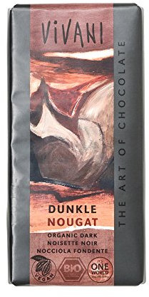 Vivani Orangic Dark Nougat Schokolade, 100 g