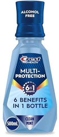 Crest Pro-Health Advanced Mundreiniger, alkoholfrei, extra tief, frische Minze, 500 ml, 4 Stück