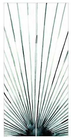 Bilderwelten Schiebegardinen Set Stroboskop 2 Flächenvorhänge je 250x60cm Wandhalterung
