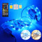 XUNATA 5m RGB+CCT 5in1 5050 2835 LED Lichtband, WW und CW in einer LED, Flexibles Selbstklebend Dimmable LED Strip mit 40 Tasten Fernbedienung + EU Plug DC 12V Netzteil (Wasserdicht IP65)