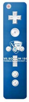 DeinDesign Skin kompatibel mit Nintendo Wii Controller Folie Sticker VFL Bochum Offizielles Lizenzprodukt Bundesliga