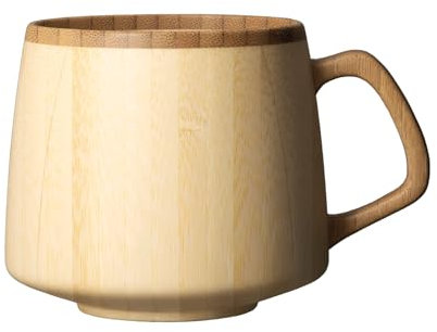 RIVERET RV-207W Rivelet Flan Tasse, 310 ml, Bambus, spülmaschinenfest, Weiß