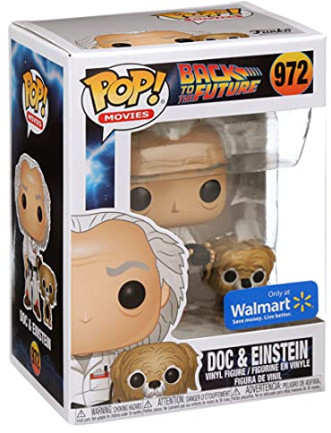 Funko Pop! Back To The Future Doc & Einstein Walmart Exklusive Vinyl-Figur