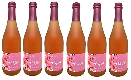 Palio - Kirschblüte Secco 0,75l - Fruchtiger Perlwein - Prämiert aus Deutschland, Menge:6 Stück