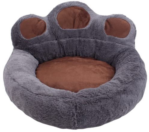 Pettimania Hundebett Pfote grau