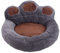 Pettimania Hundebett Pfote grau