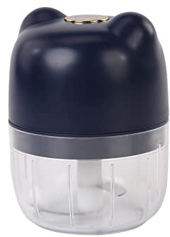 SEFAX Picadora de ajo eléctrica, picadora de Cebolla portátil - Molinillo de ajo Recargable por USB - Picadora de Verduras for Chile, Jengibre, Cebolla, Verduras, Frutas y nueces - 250ML