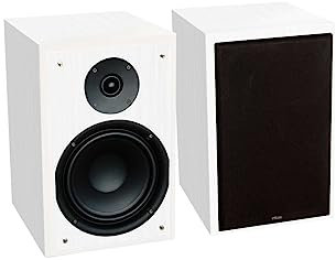 Eltax Monitor V Blanc - Enceinte Bibliothèque (la paire)