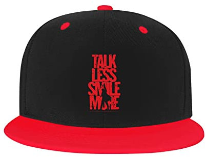 Verstellbare Mütze für Männer und Frauen, Red Unisex Hip Hop Baseball Cap Trucker Dad Hats