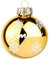 Weihnachtskugel mit Name Bedruckte aus Glas 8cm Wunschtext | Matt &Glänzend Personalisierte Christbaumkugel Groß | Weihnachten, Weihnachtsbaumschmuck | Kugeln (Glänzend, Gold)