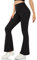 ACTINPUT Yoga Pants for Women Flared Leggings High Waisted Bootcut Black Trousers Women's Workout Bootleg Stretchy Leggings(Black,XS)