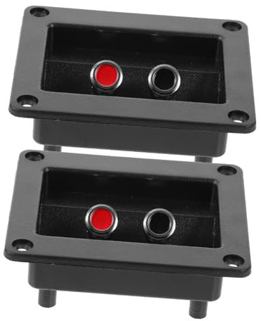 jojofuny 2pezzi Terminali Per Altoparlanti Morsettiera Per Audio Compatibile Casse e Subwoofer Facile Installare Per Audio Domestici e Professionali