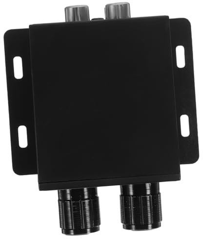 BELLIFFY Mono Car Amplifier Volume Control Rca Audio Amplifier Bass Knob for Car Stereo System Upgrade