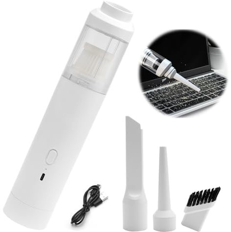 DAWRIS Handheld Vacuums Cordless, Powerful Car Vacuum Cleaner, 9000Pa Portable Lightweight Hand Held Vacuum Cordless, Rechargeable Battery Quick Charge, Crevice Tool & Dusting Brush, for Car/Home/Pet
