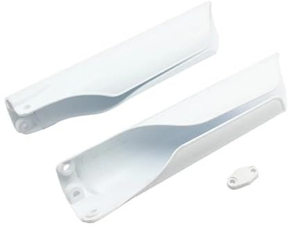 Motocross Gabel Schutz Schutz Stoßdämpfer Abdeckung Kompatibel Mit EXC 300 FC 250 450 Pit Dirt Bike Motorrad Zubehör(White)