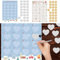 XXL Rubbel Adventskalender zum Aufhängen | 30x42x0,5cm Papier Kratzfolie Sticker 1-24 | Weihnachten Kalender (1 x XXL Rubbelkalender Aufhängen)