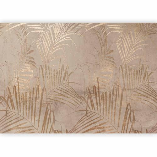 murando - Papier Peint Panoramique Intissé Nature 350x256 cm - Revêtement Mural pour Chambre Salon - Design Unique Moderne Décoration Murale - Marron beige - b-C-10105-a-a