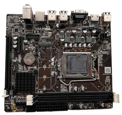 PC para juegos de mesa madre: placas base de computadora versátiles con gran almacenamiento | Placa base de PC eficiente y estable para procesadores de escritorio, placa base para estaciones de trabaj