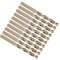 PATIKIL 6mm Drill Bit, Jobber Straight Shank M35 Cobalt 5% High-Speed Steel 135° Gold Finish for Stainless Steel Hard Metal - 10 Pack