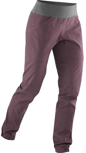 EDELRID Damen Sansara Slim Hose, Dark Plum, XS