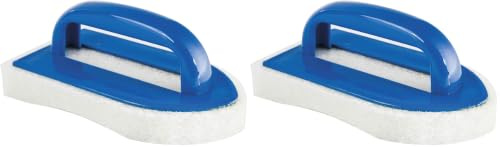 Mareva 07281 Brosse Éponge Ligne d'eau Bleu (Lot de 2)