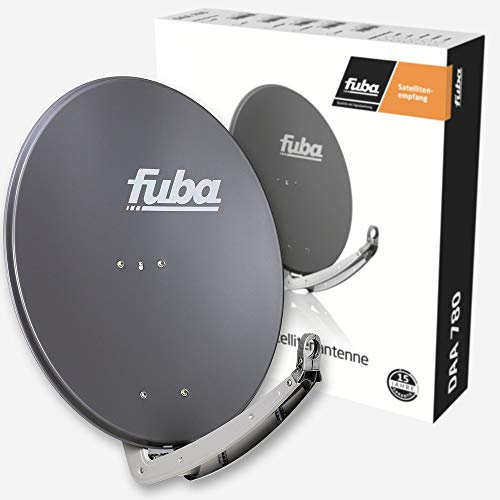 Fuba DAA 780 A Aluminium-Satelliten-Parabolantenne (38,50 dB, Große 78 cm) anthrazit