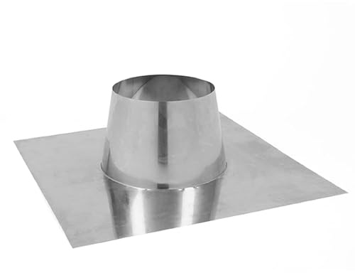 Opsinox 1015021 Edelstahlschornstein 150mm Dachdurchführung DD 0°-10°