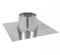 Opsinox 1015021 Edelstahlschornstein 150mm Dachdurchführung DD 0°-10°