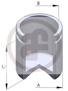 AUTOFREN SEINSA D025129 Bremssattel-Kolben 45mm Stahl