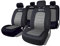 Sparco Sitzbezüge Sparco Schwarz / Grau (11-Teilig) (also kompatibel mit Side-Airbags)