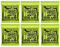 Ernie Ball, Regular Slinky Nickel Wound, Corde per chitarra elettrica, confezione da 6, diametro 10-46