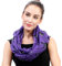 Lina & Lily Damen Loop Schal Rundschal Schlauchschal Vogel Schlucken (Lila)