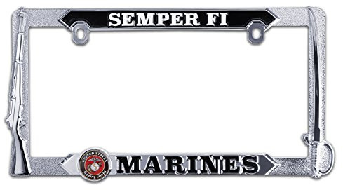 US-Marines Semper Fi alle Metall Nummernschild Rahmen