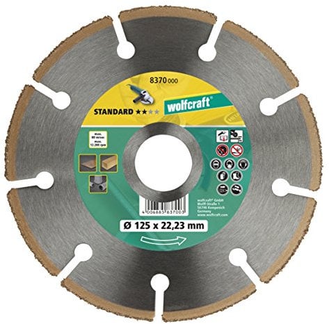 wolfcraft 8370000 Disques à Tronçonner Ct - Standard gris