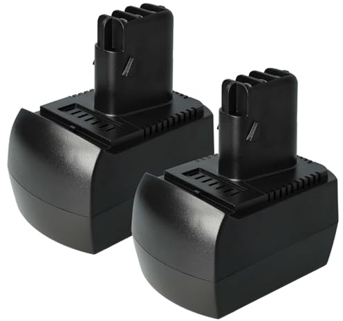 vhbw 2X Akku Ersatz für Metabo 6.02151.50 | 6.25473 für Werkzeug (1500 mAh, NiMH, 12 V)
