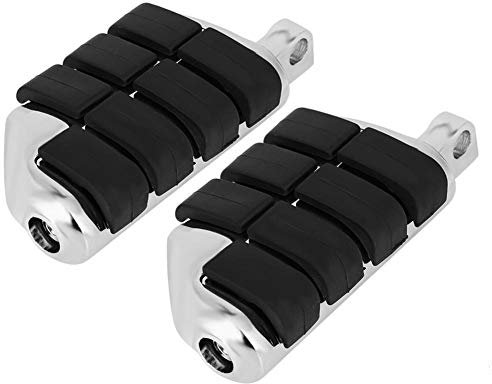 EBTOOLS pour repose pied 1 paire de pédales de moto en aluminium, repose-pieds en caoutchouc Repose-pieds larges Repose-pieds de moto pour 2010〜2014 XL1200X , 2011〜2014