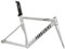FabricBike AERO - Fixed Gear Fahrrad Rahmen, Single Speed Fixie Fahrrad Rahmen, Aluminium Rahmen und Carbon-Gabel, 5 Farben, 3 Größen, 2,145 kg (Größe M) (Space Grey & Black, L-58cm)