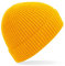 Beechfield Engineered Knit Ribbed Beanie Gelb Sun Yellow One Size