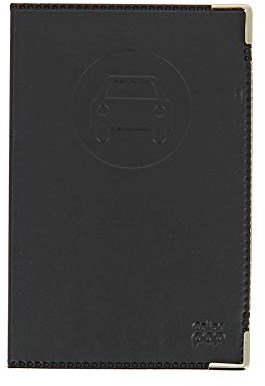 COLORPOP 550040 Porte-papiers Véhicule-Nouveau Permis-coloris Noir