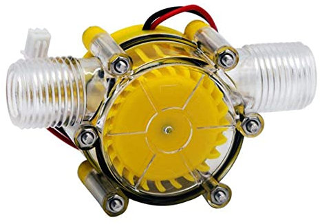 MYENA Mini-Hydrogenerator, 12V / 5V-10W-Wasserströmungspumpe, Turbinenstrom-Hydraulikumwandlung für Energiekonvertierung Energieerzeuger,12v