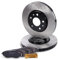 BESTPRICE Juego de frenos eje delantero incl. discos de freno ventilados Ø 296 mm + pastillas de freno delanteras, compatible con OPEL VIVARO B (X82), RENAULT TRAFIC 3 (JG_) (FG_)(EG_)