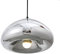 ZTTECH 300mm Argent Suspension Luminaire en Verre Processus de Placage Hauteur Réglable Lampe Suspendue Moderne pour Cuisine Salle à Manger Salon Bar et Restaurant (Argent)