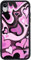 MAYCARI Aesthetic Pink Love Heart Cases for iPhone 7/8/SE 2020，Cute Slim Soft TPU Hard Back Shatter-Resistant Shockproof Anti-Fall Protective Girly Painting Art Cover Case for Girls Women Children